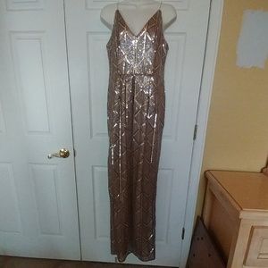 Adrianna Papell seqin evening gown Sz8 - Worn Once